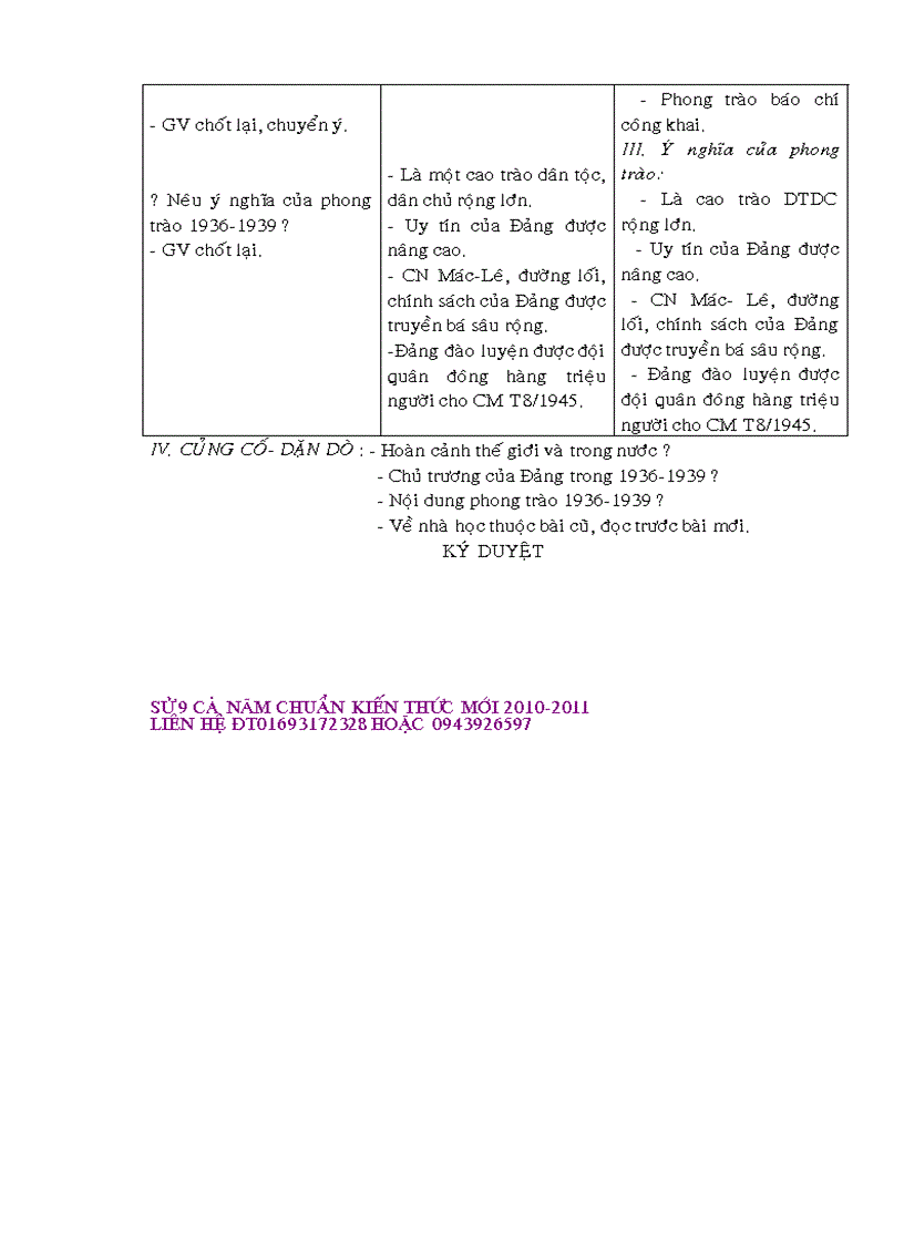 image for page Giáo án Lịch sử 9 chuẩn kiến thức kỹ năng mới