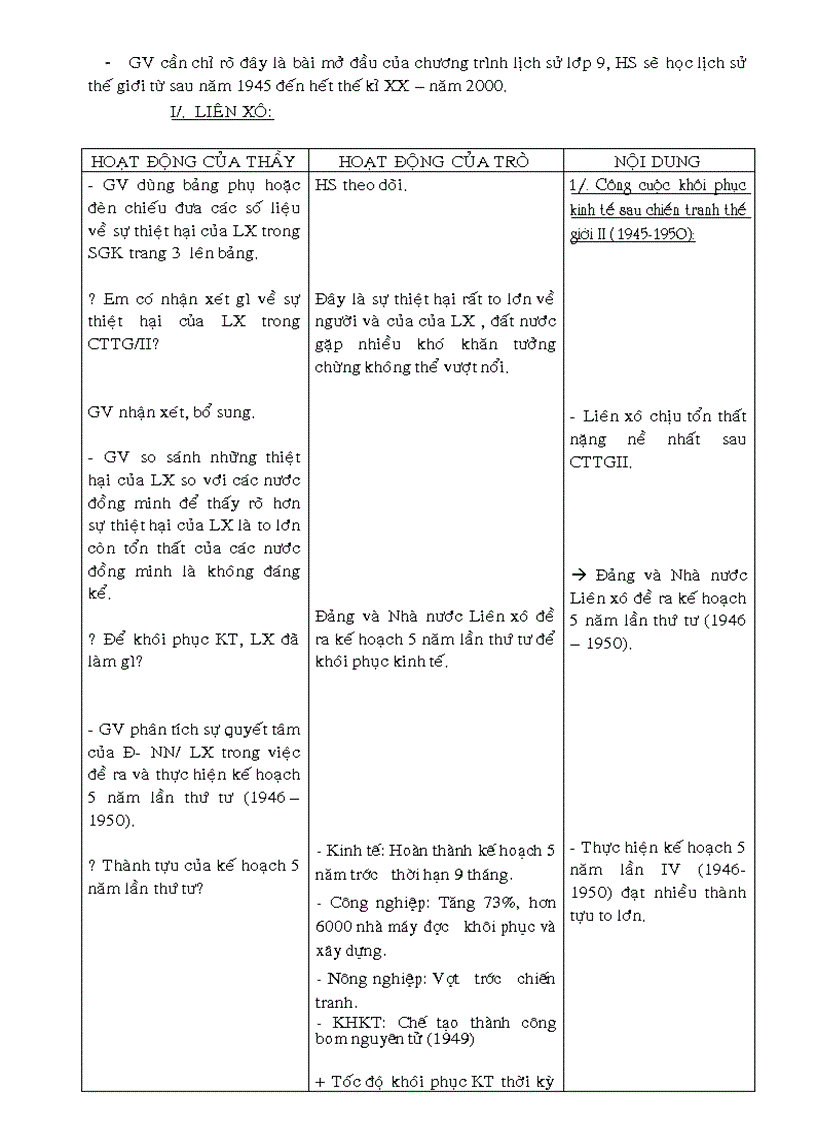 image for page Giáo án Lịch sử 9 chuẩn kiến thức kỹ năng