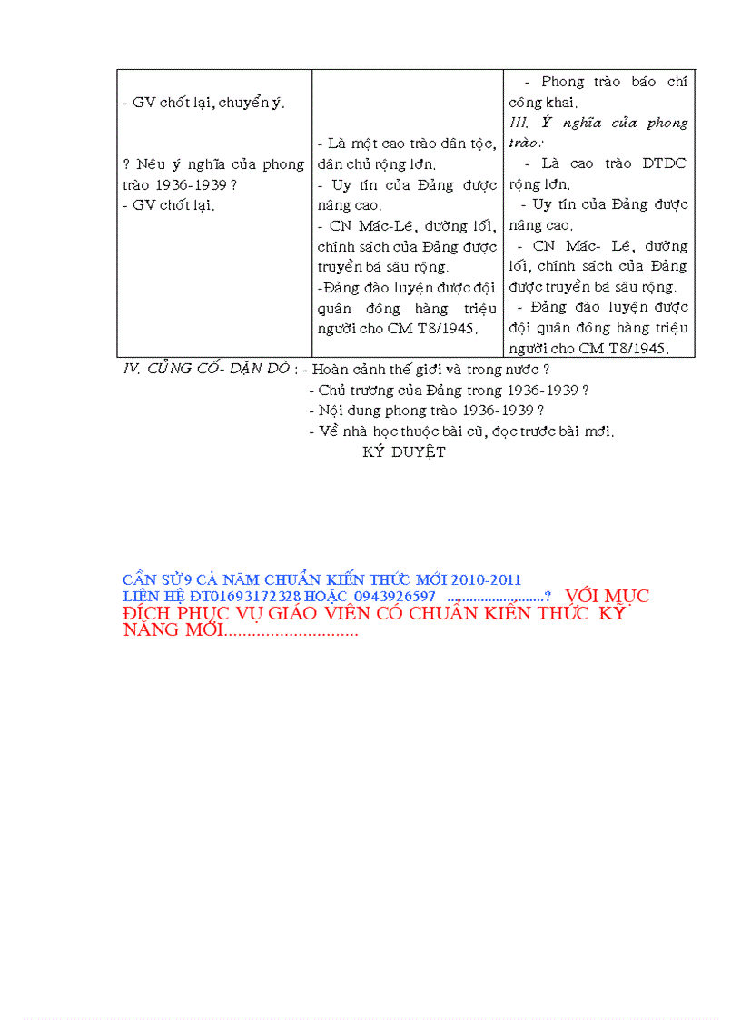 image for page Giáo án Lịch sử 9 chuẩn kiến thức kỹ năng