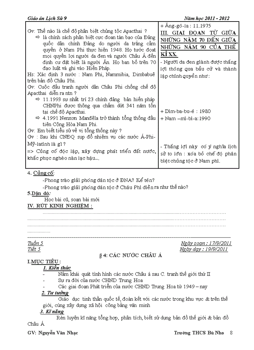 image for page Giáo án lịch sử 9 Giảm tải