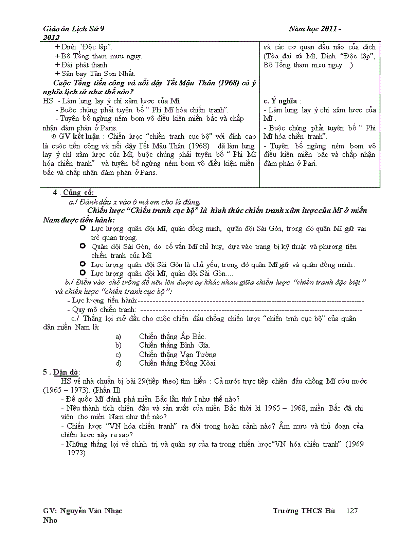 image for page Giáo án lịch sử 9 Giảm tải