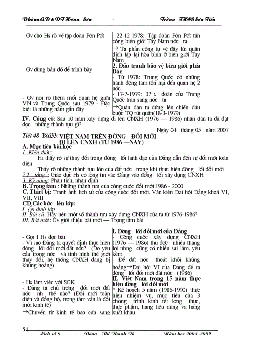 image for page Giáo án lịch sử 9 kỳ II