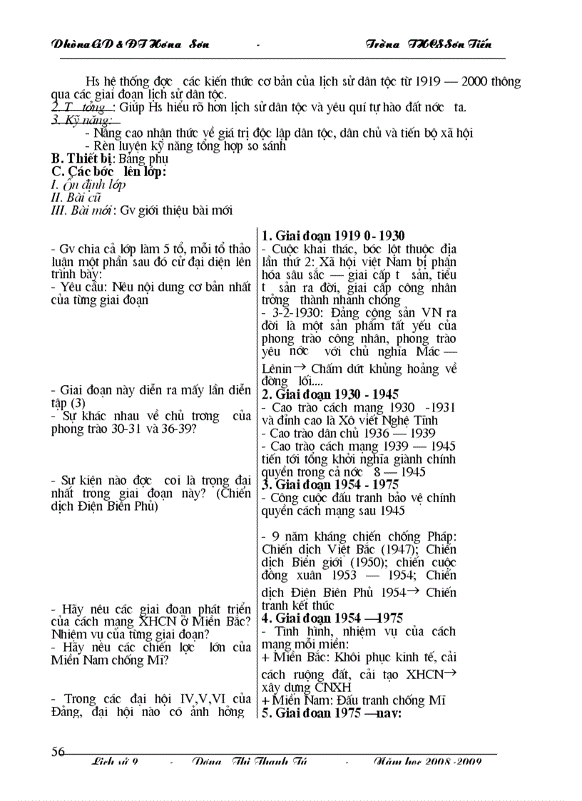 image for page Giáo án lịch sử 9 kỳ II