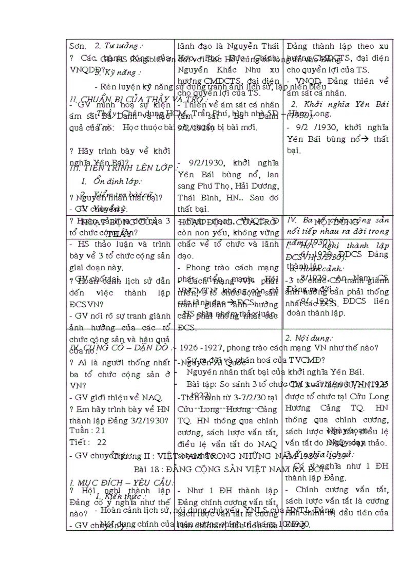 image for page Giáo án Lịch sử 9 mới nhất 2010 2011