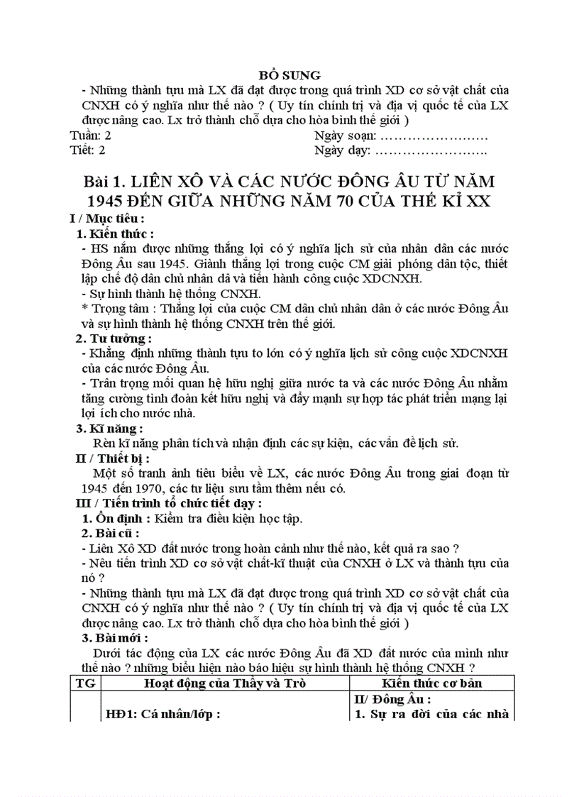 image for page Giáo án lịch sử 9 năm học 2010 2011