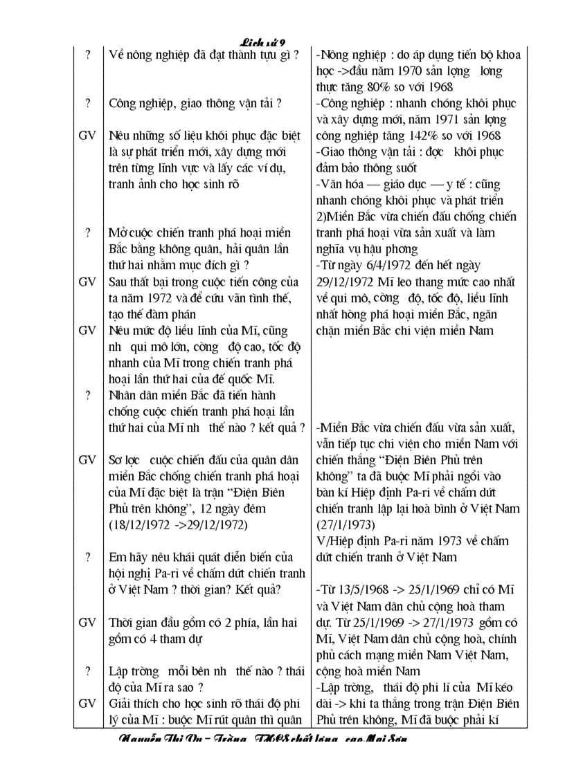 image for page Giáo án lịch sử 9 trọn bộ 1