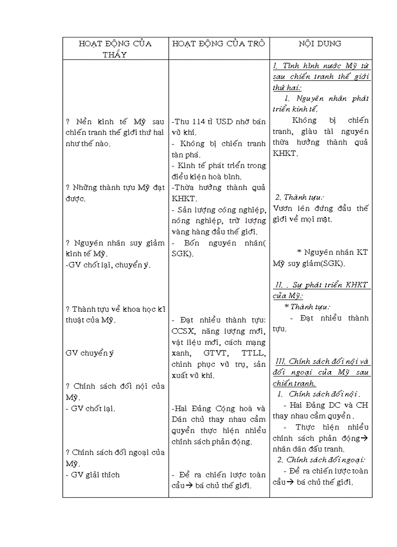 image for page Giáo án Lịch sử 9 trọn bộ chuẩn kiến thức kỹ năng
