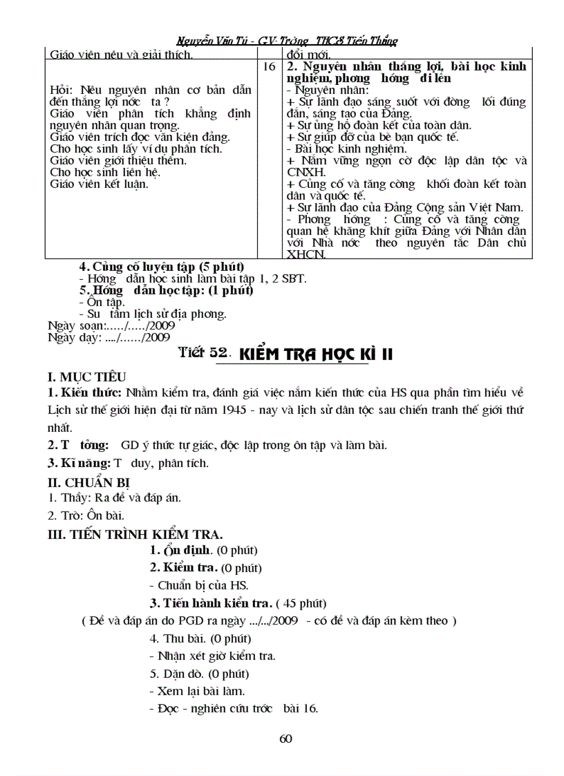 image for page Giáo án Lịch sử 9 Phần LSVN