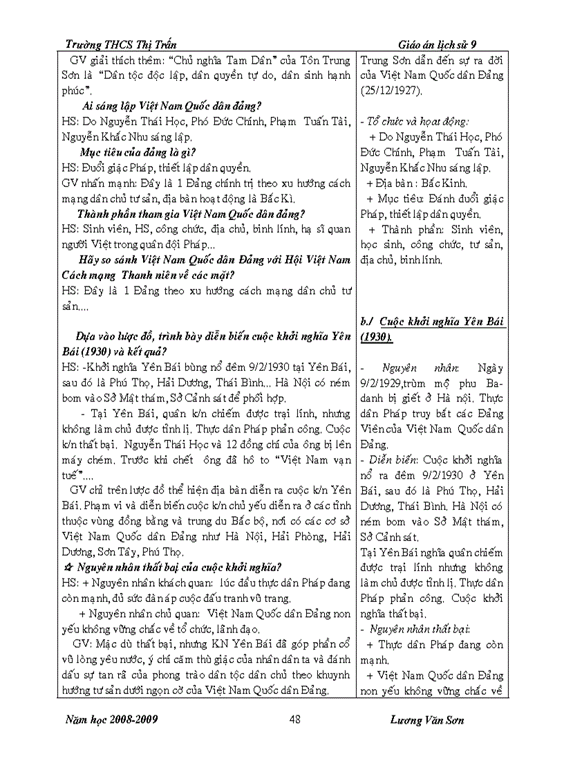 image for page Giáo án lịch sử khối 7 8 9 trọn bộ