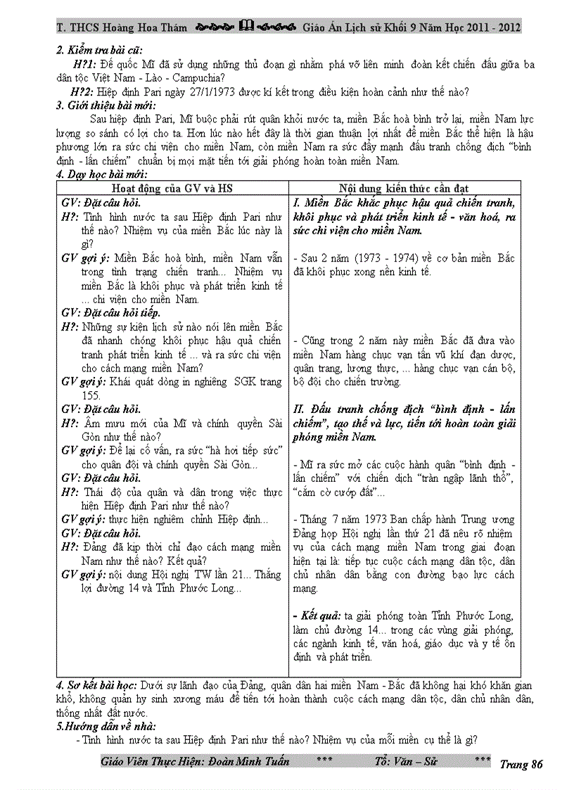 image for page Giao an lich su lop 9 2011 2012