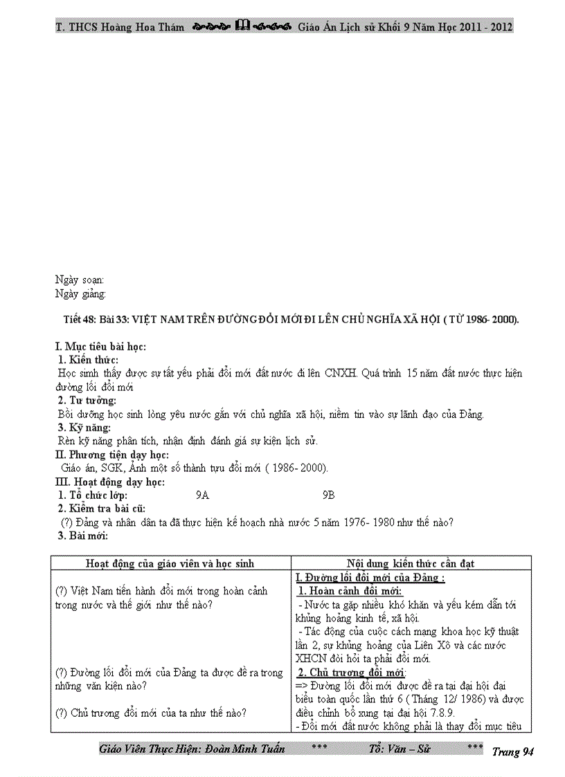 image for page Giao an lich su lop 9 2011 2012