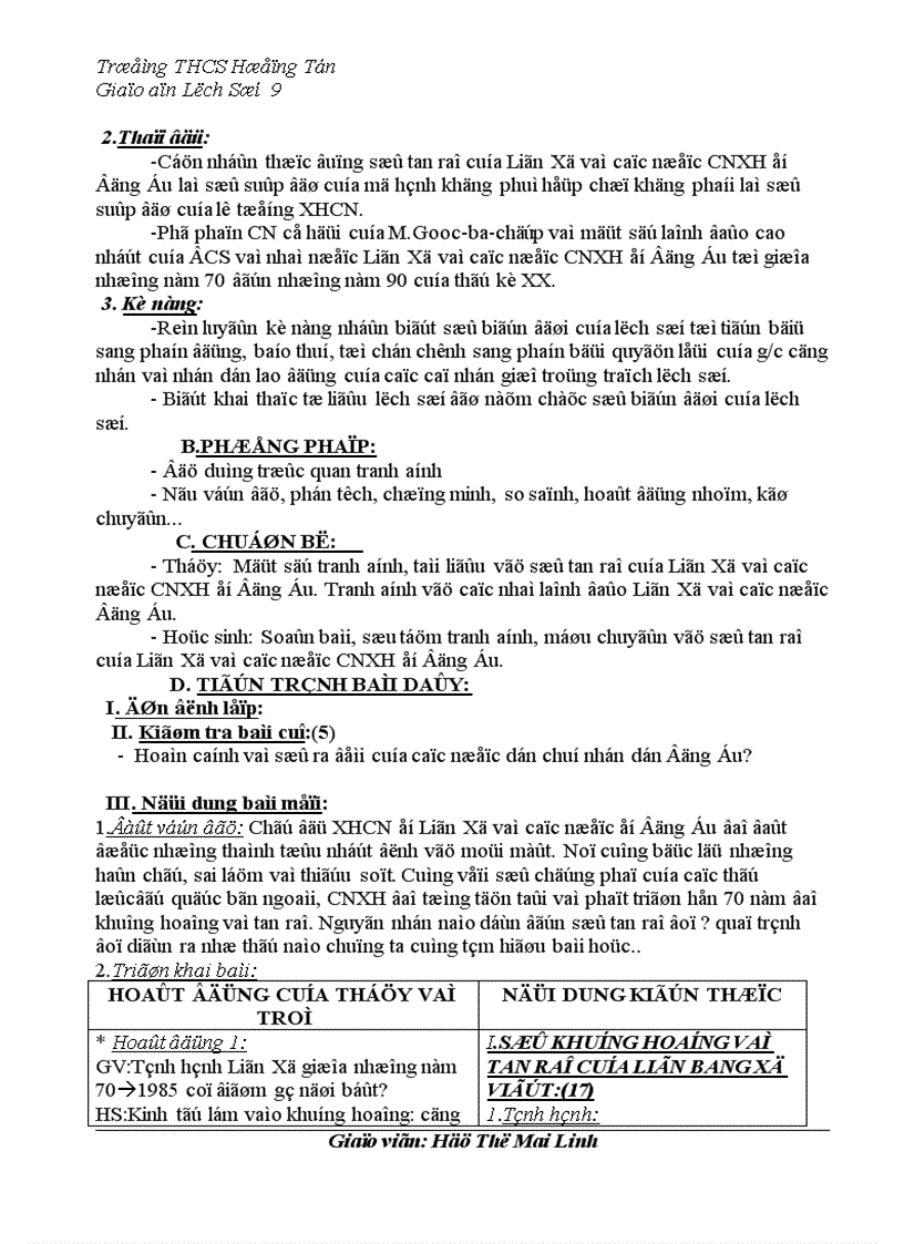 image for page Giáo án lịch sử lớp 9 Từ tiết 1 28