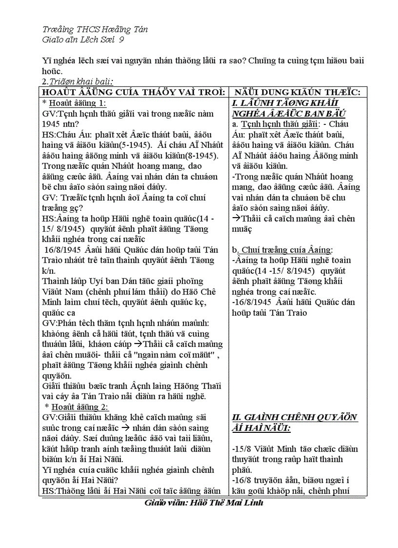 image for page Giáo án lịch sử lớp 9 Từ tiết 1 28