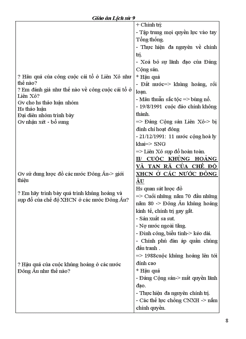 image for page Giáo án LS9 tốt