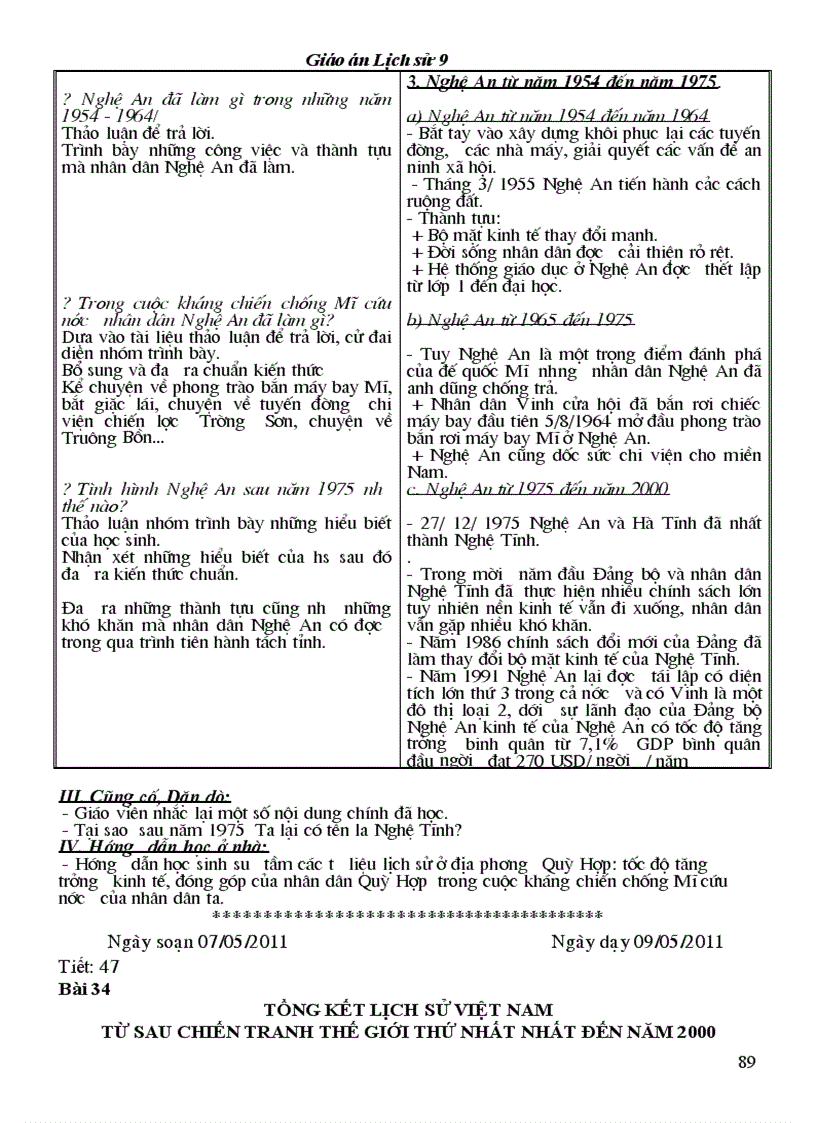 image for page Giáo án LS9 tốt