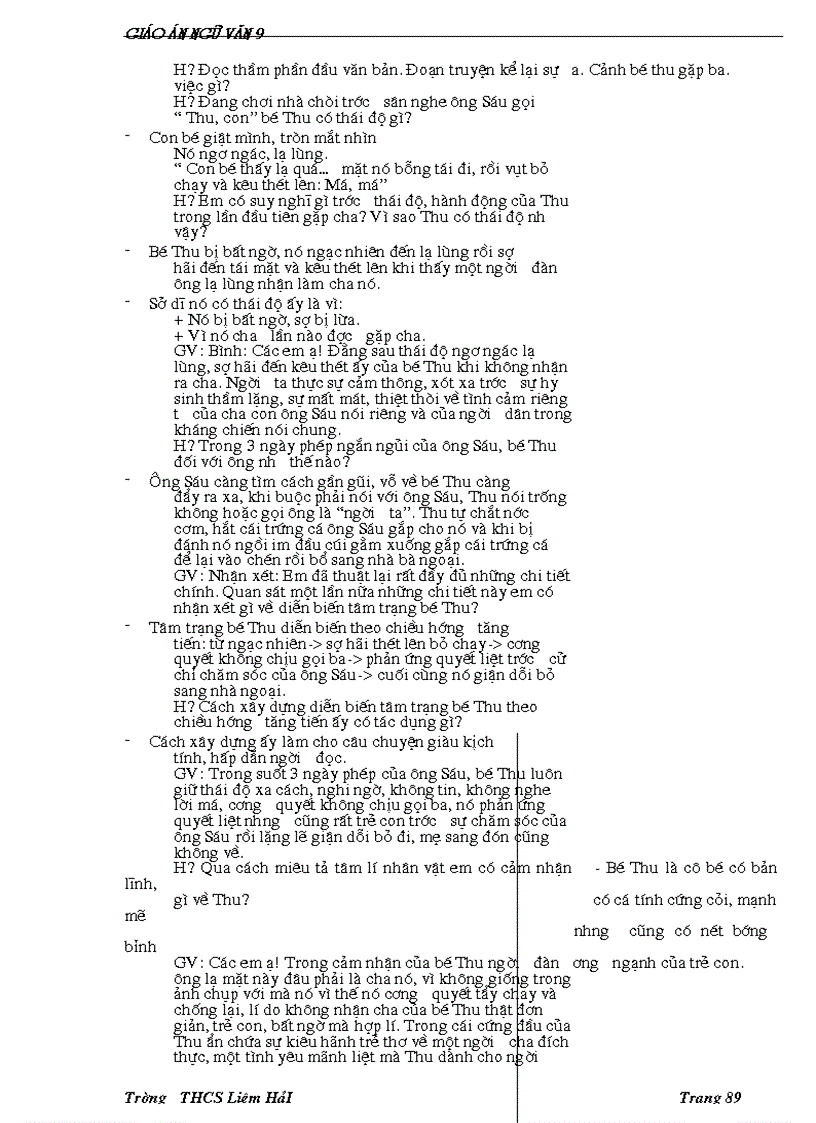 image for page Giáo án ngữ văn 9