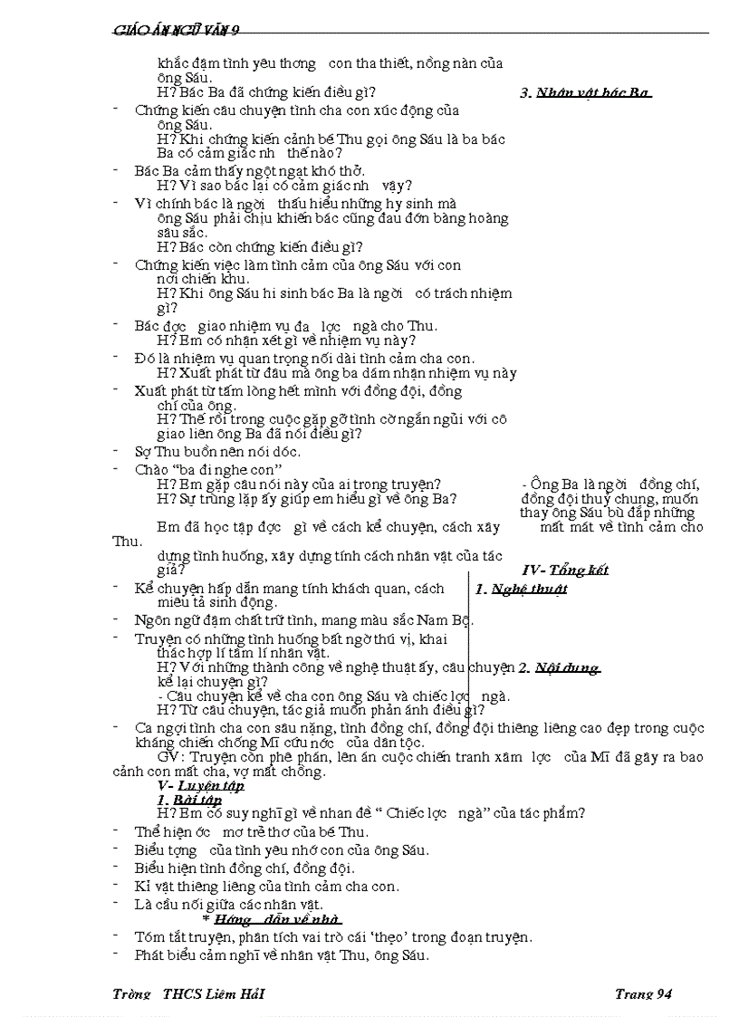 image for page Giáo án ngữ văn 9