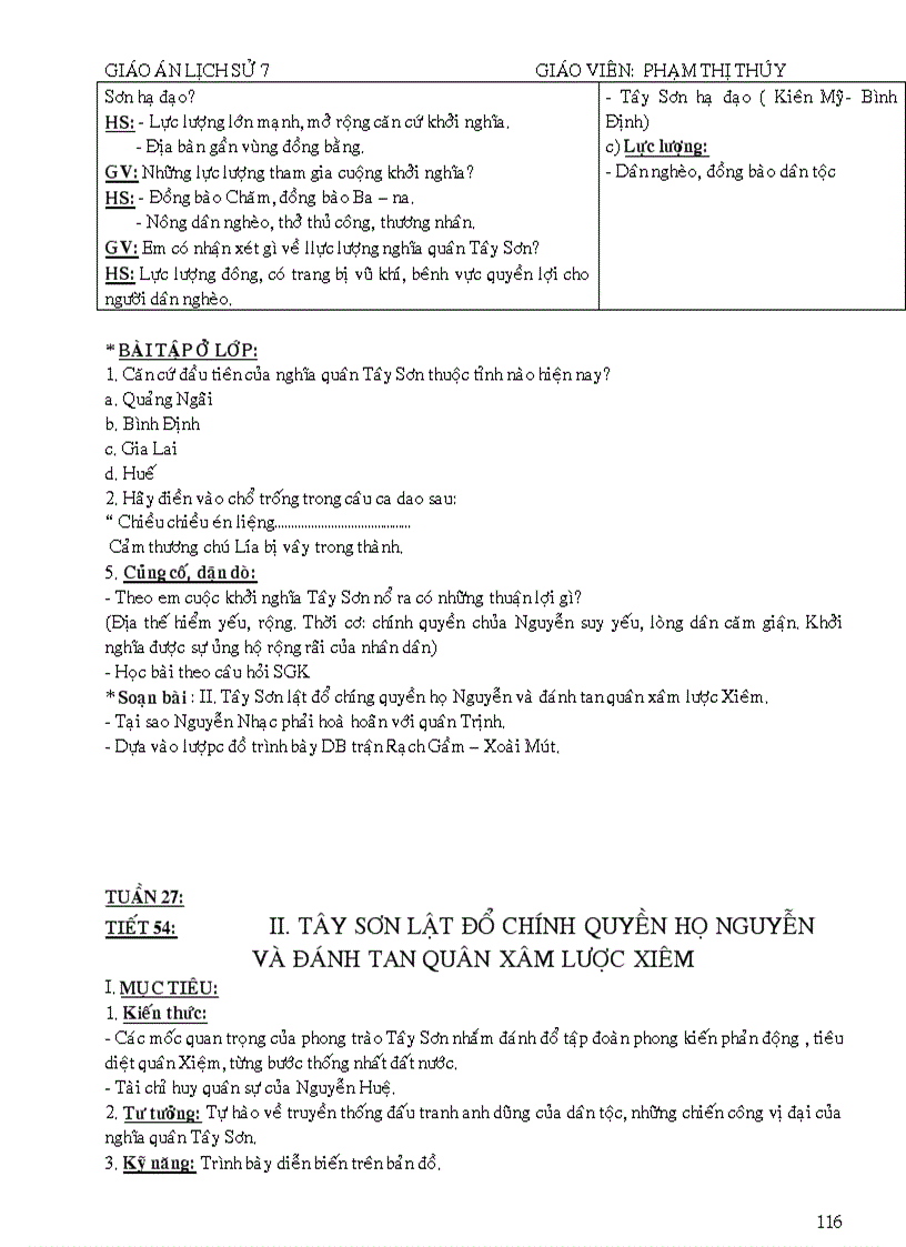 image for page Giao an su 7 chuan kt