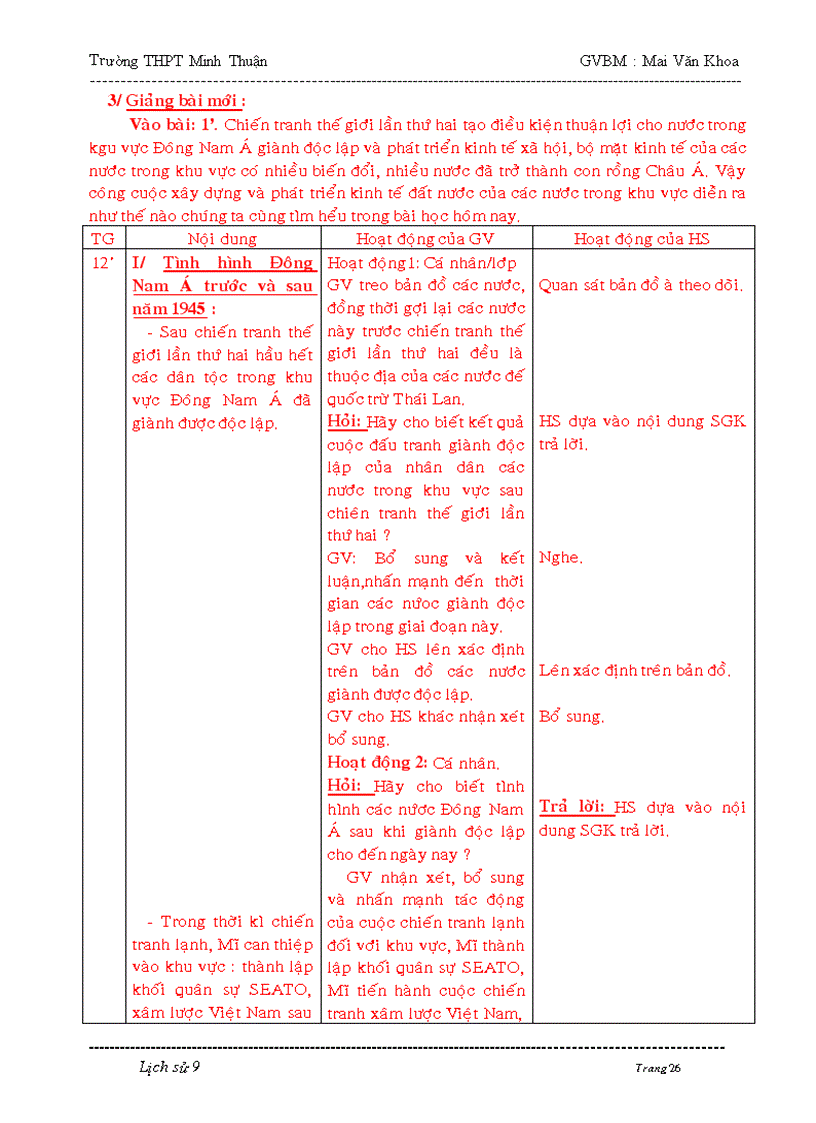 image for page Giáo án sử 9 cả năm 3 cột