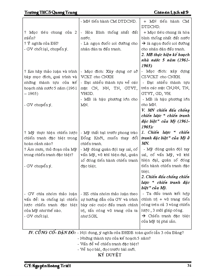 image for page Giao an Su 9 ca nam 3 cot rat chuan