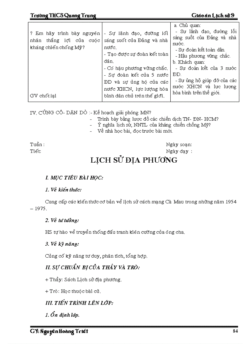 image for page Giao an Su 9 ca nam 3 cot rat chuan