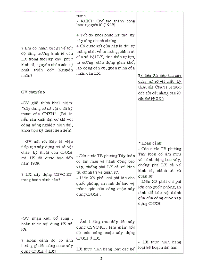 image for page Giao an Su 9 Chuan KT 3 cot