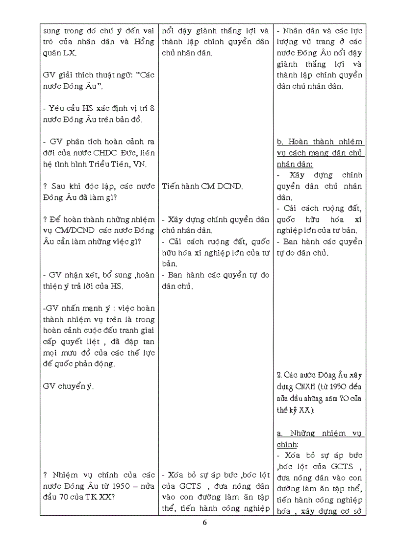 image for page Giao an Su 9 Chuan KT 3 cot