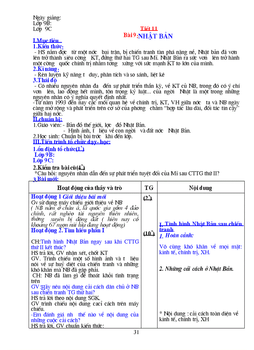 image for page Giáo án sử 9 chuẩn