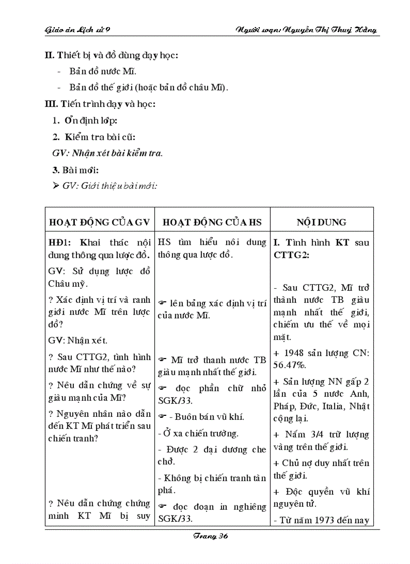 image for page Giao an su 9 I