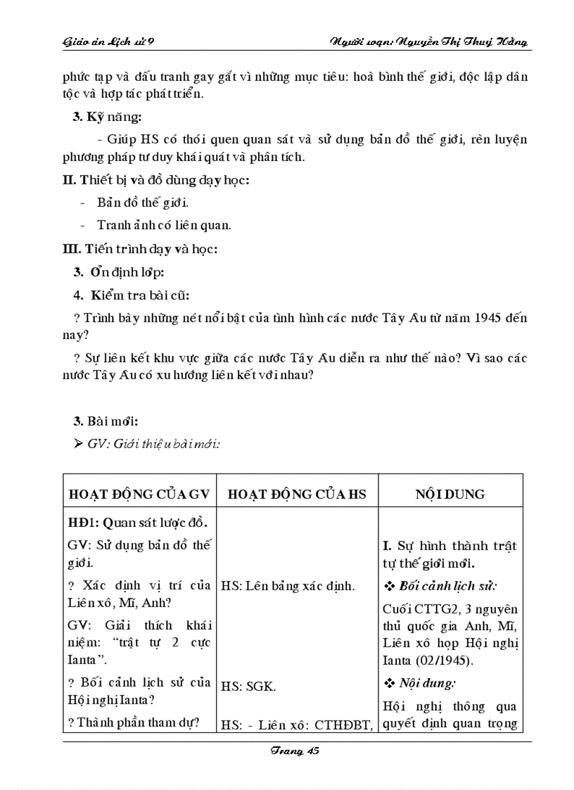 image for page Giao an su 9 I