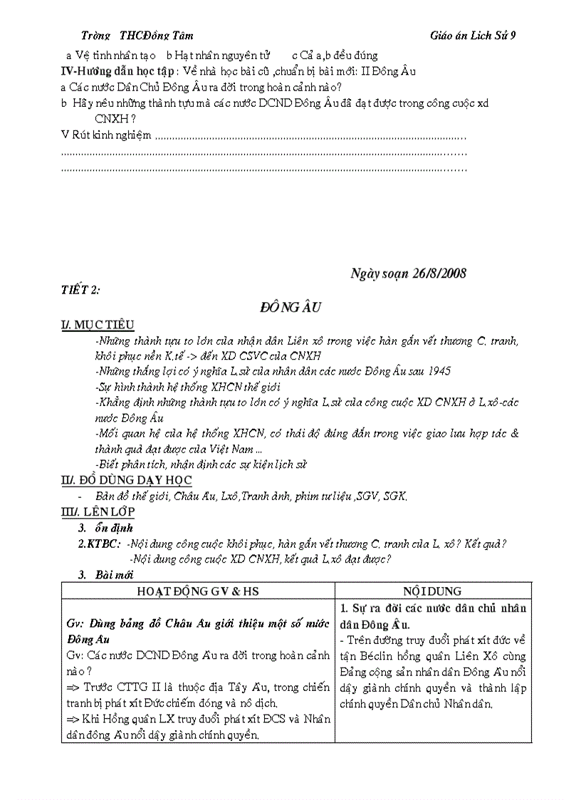 image for page Giao an su 9 ky I