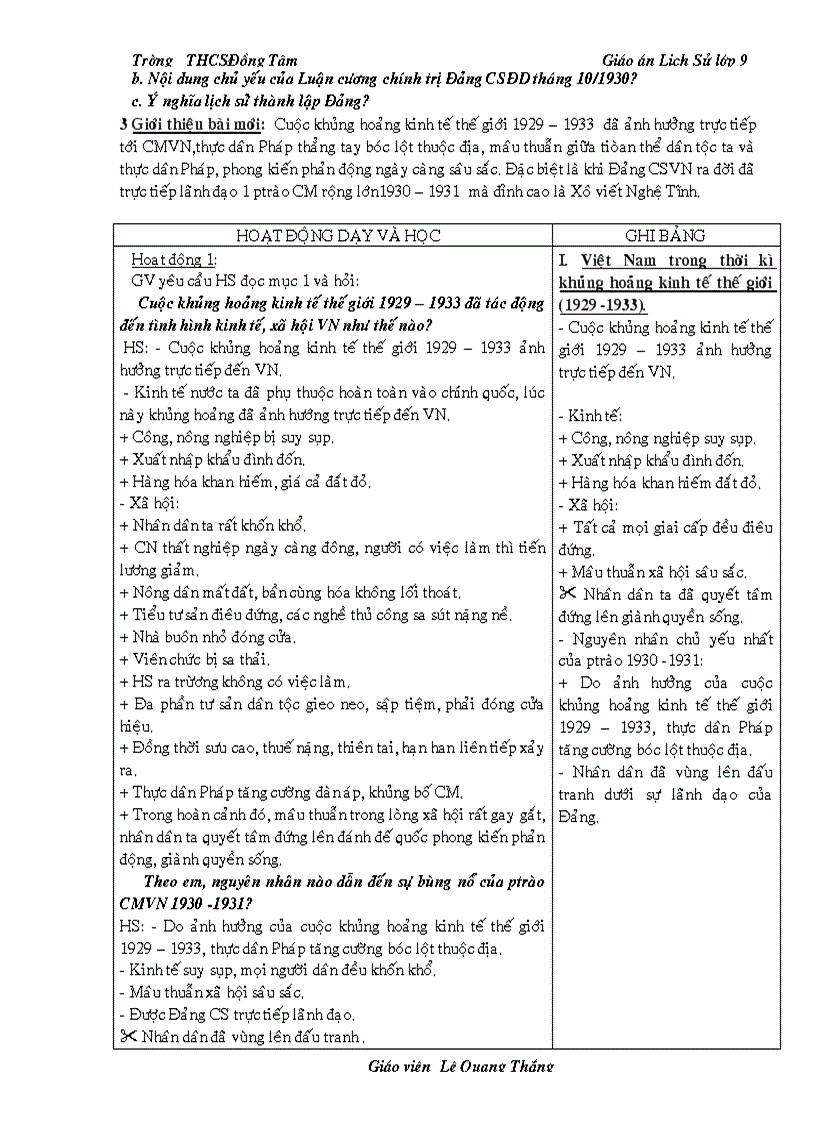 image for page Giao an su 9 ky I