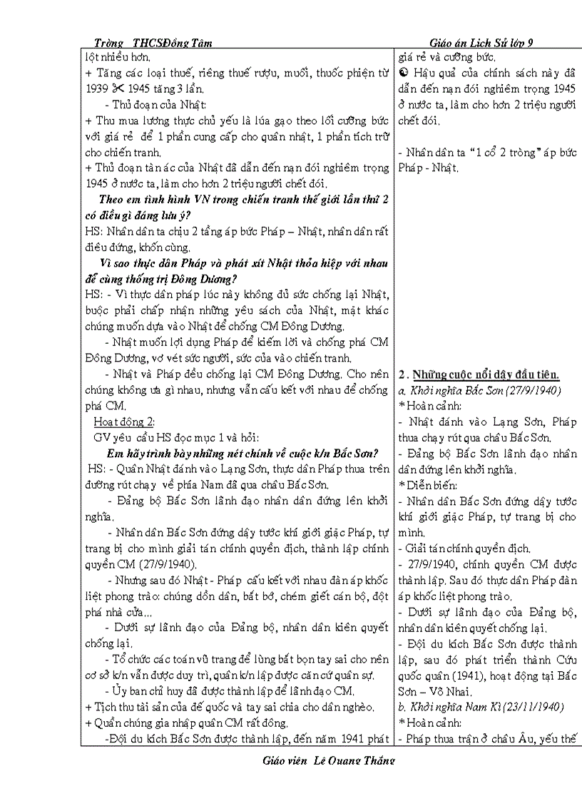 image for page Giao an su 9 ky I