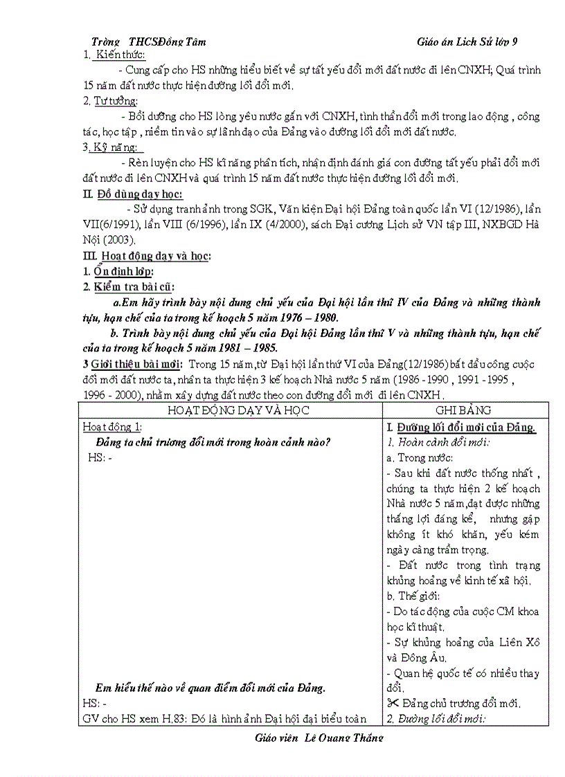 image for page Giao an su 9 ky I