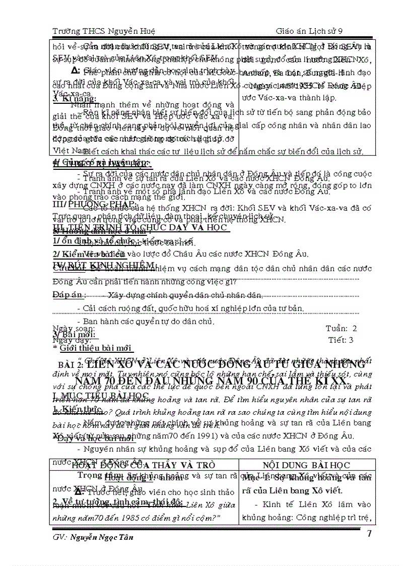 image for page Giáo án sử 9 rất hay