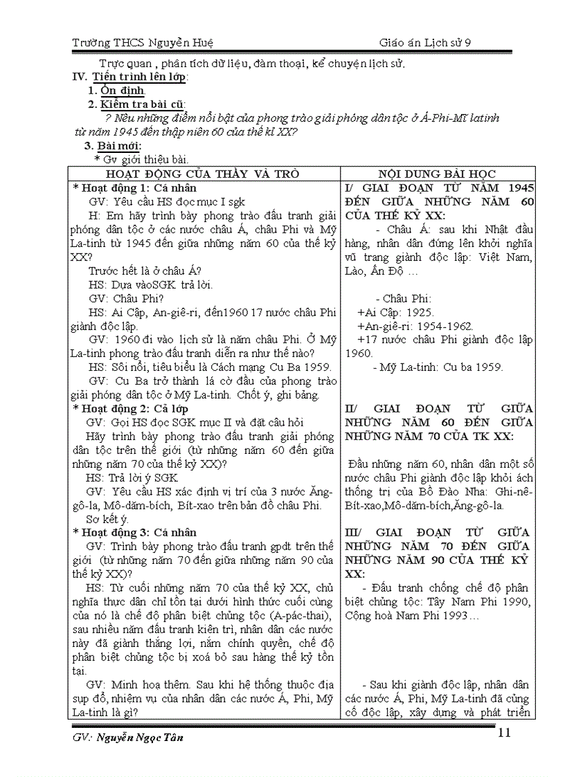 image for page Giáo án sử 9 rất hay