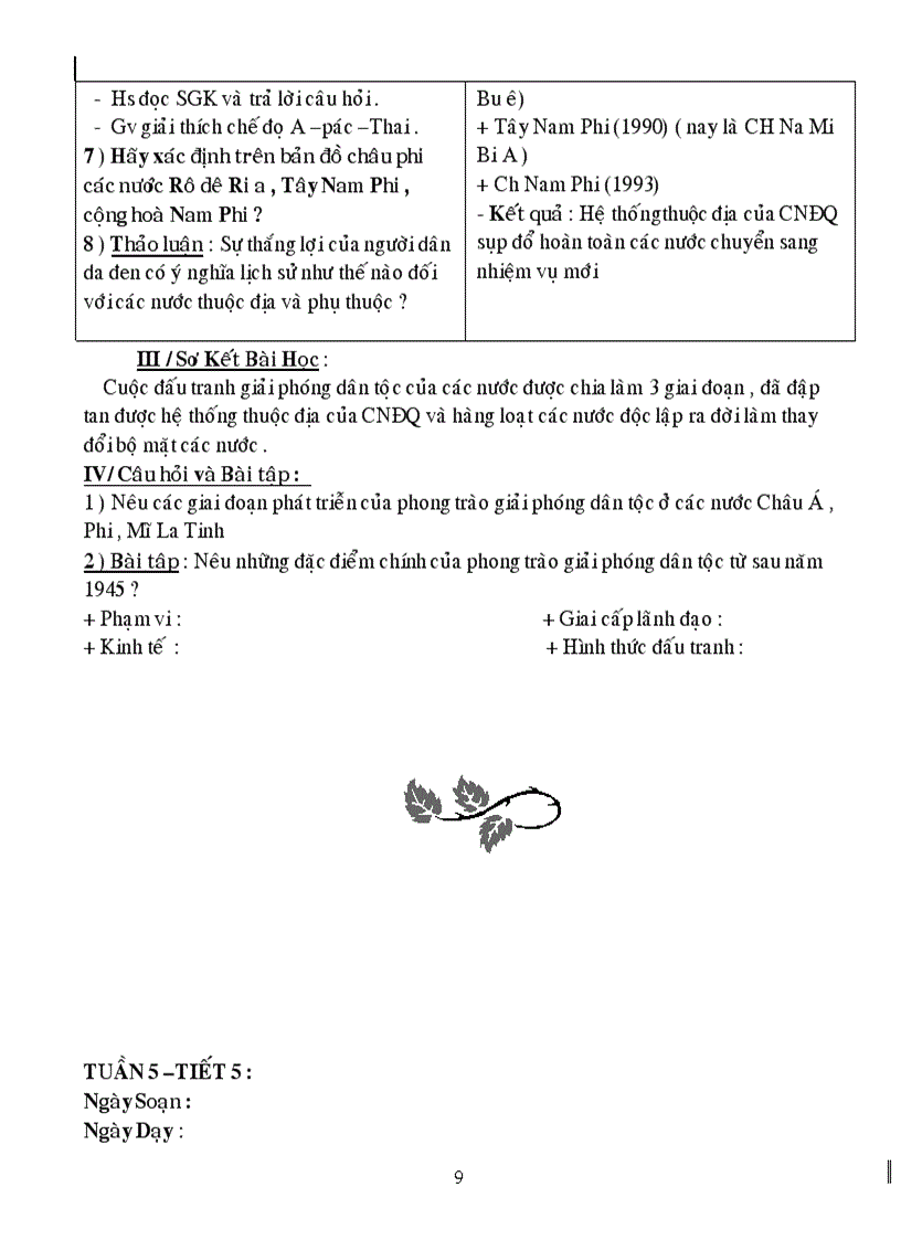 image for page Giao an su 9 theo chuan kien thuc