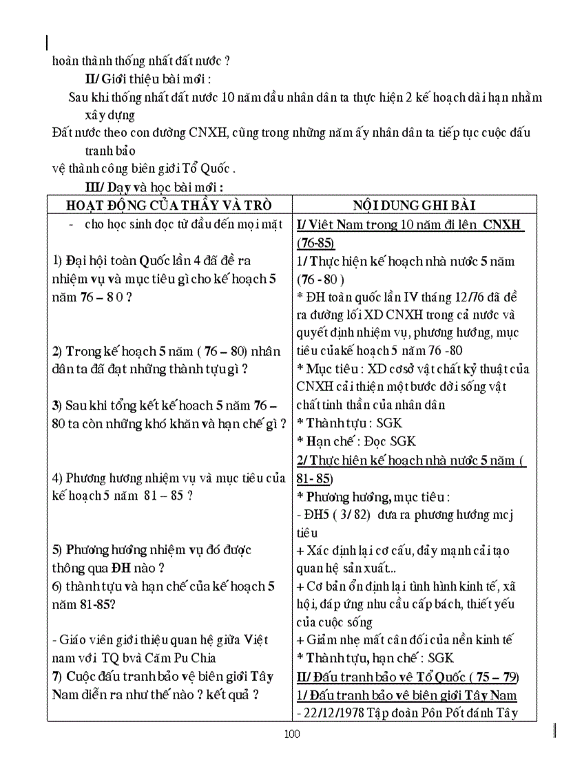 image for page Giao an su 9 theo chuan kien thuc