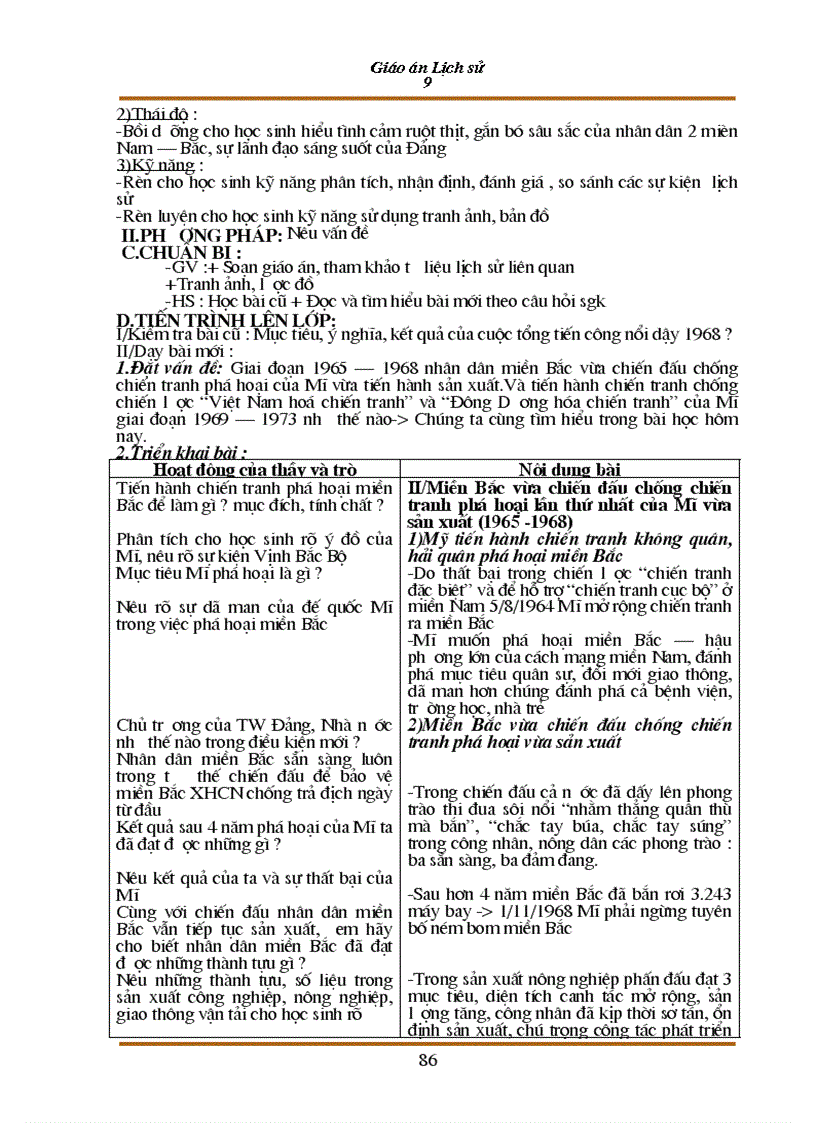 image for page Giao an Su 9 theo mau moi t1 8