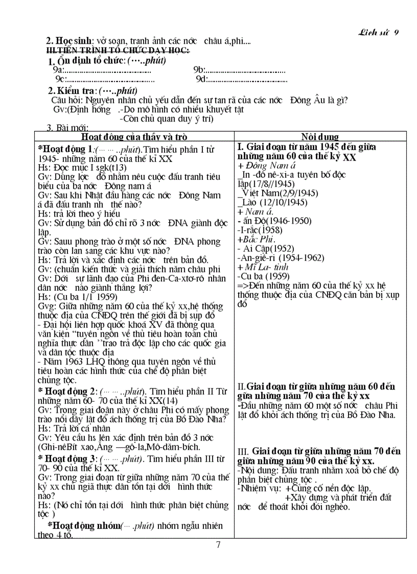 image for page Giáo án Sử 9 trọn bộ mới