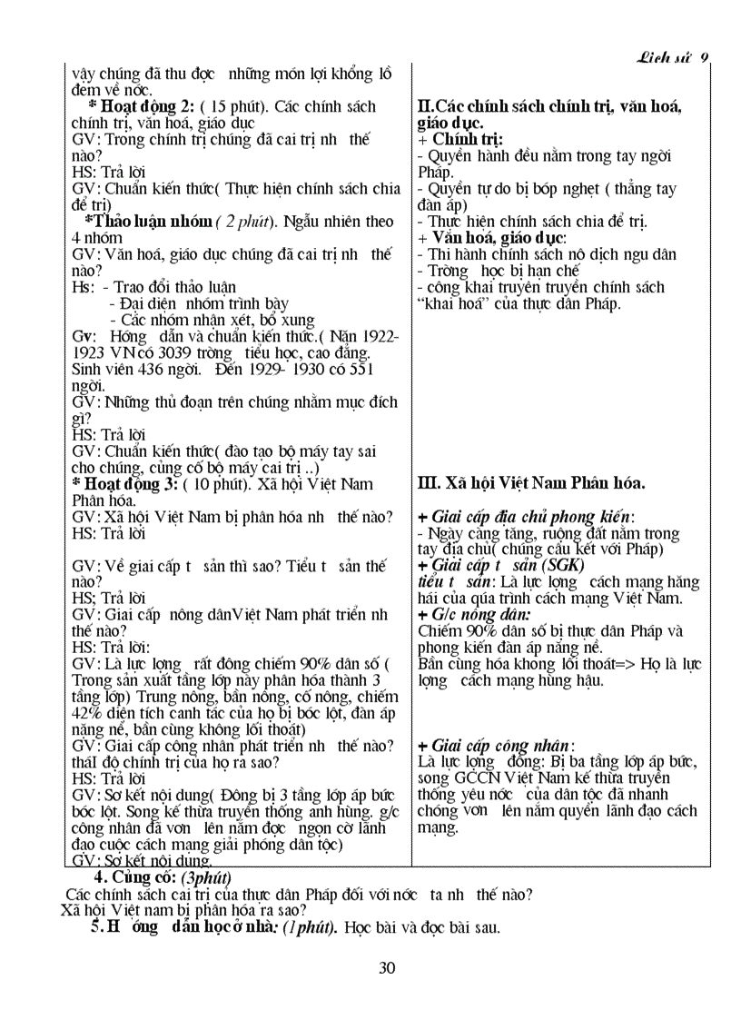 image for page Giáo án Sử 9 trọn bộ mới