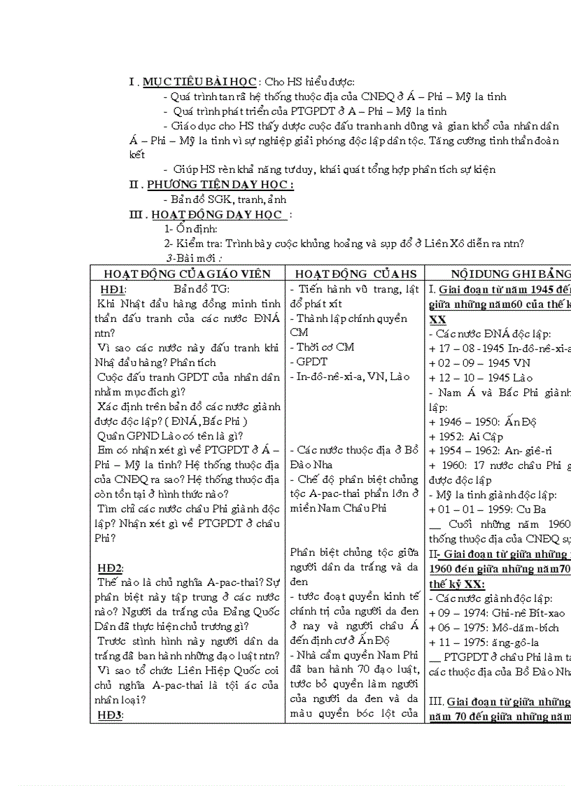 image for page Giáo án sử khối 9 trọn bộ 3 cột hà giang 2010 2011