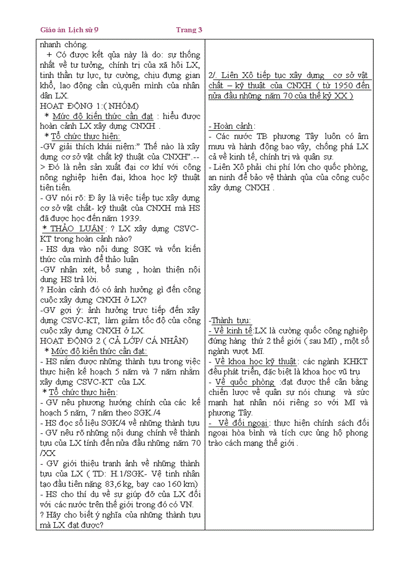 image for page Giao an su lop9 ca nam