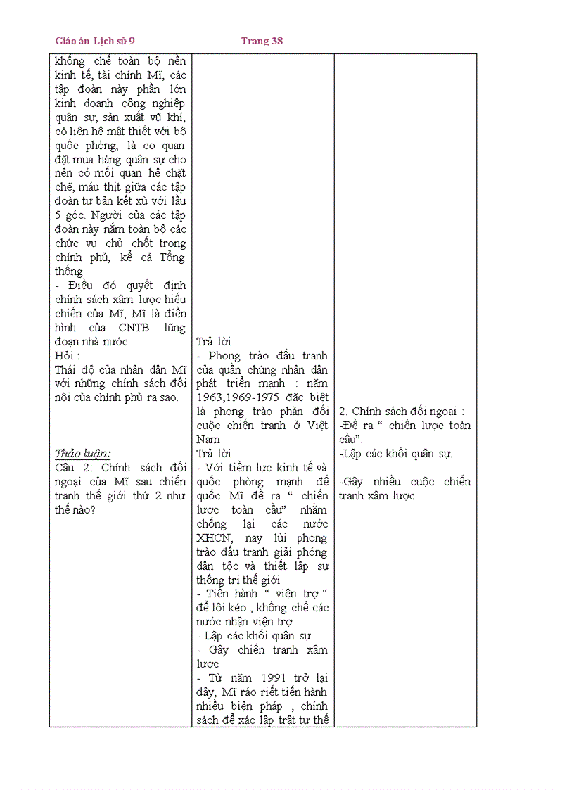 image for page Giao an su lop9 ca nam