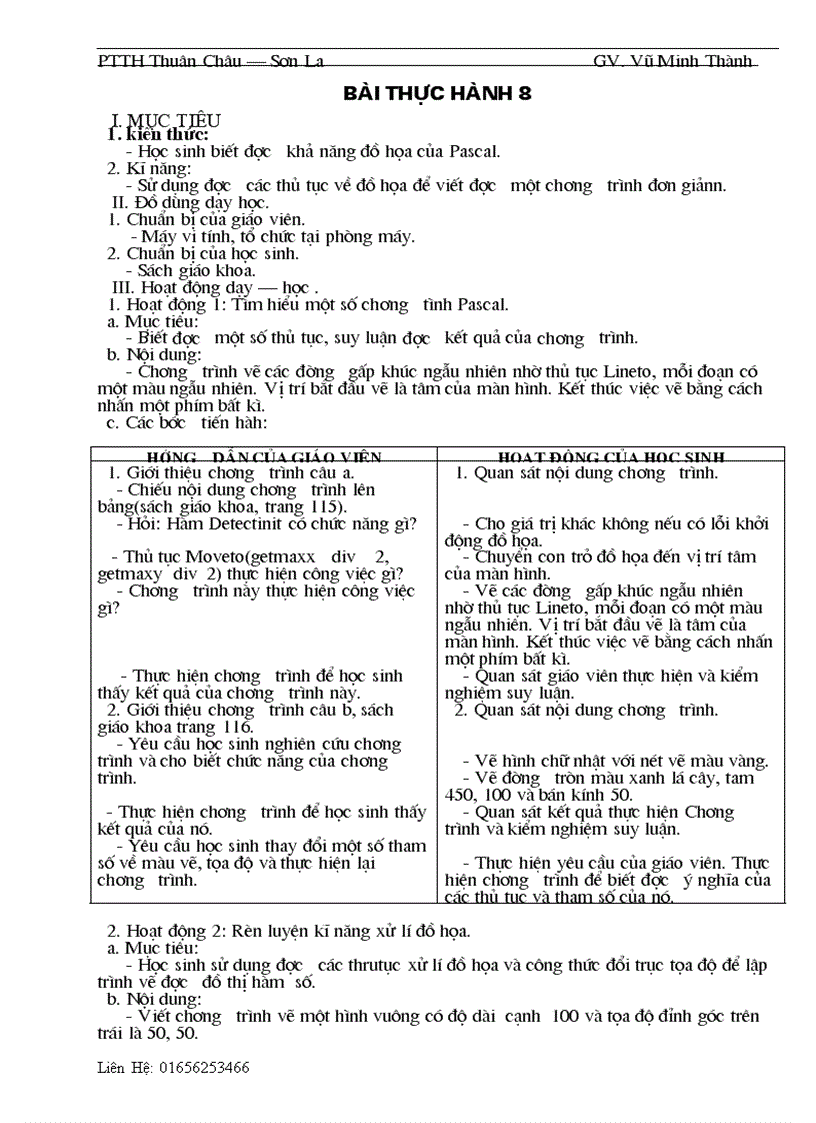 image for page Giao an tin hoc 10