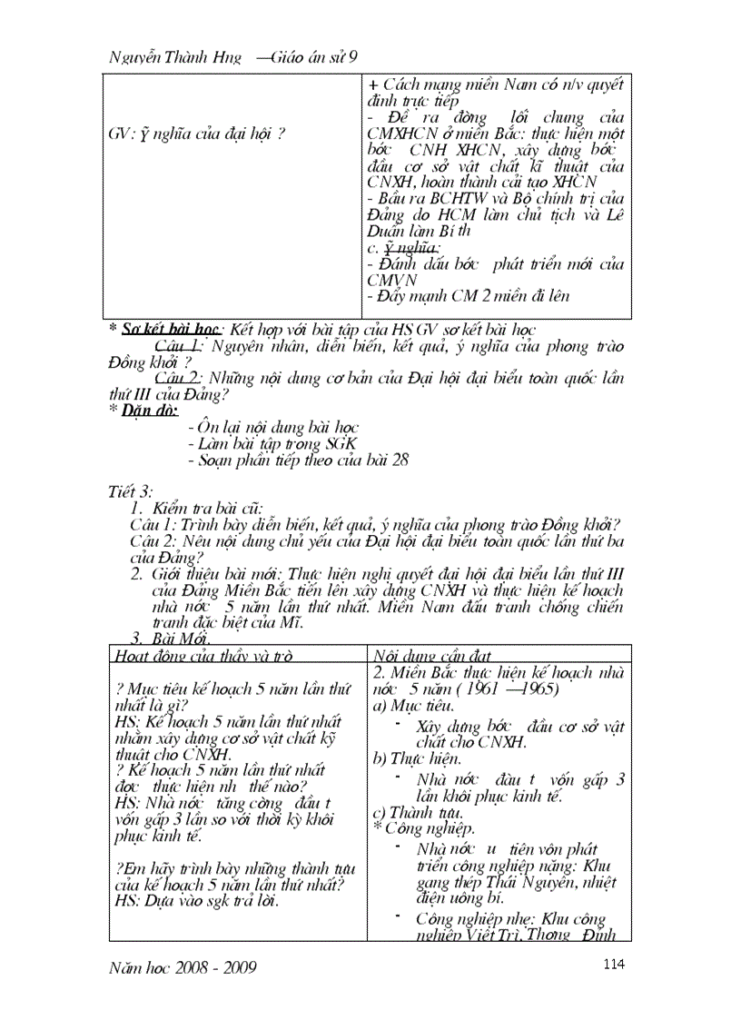 image for page Giáo án sử 9 kỳ II 1