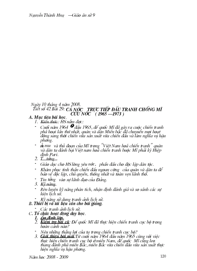 image for page Giáo án sử 9 kỳ II 1