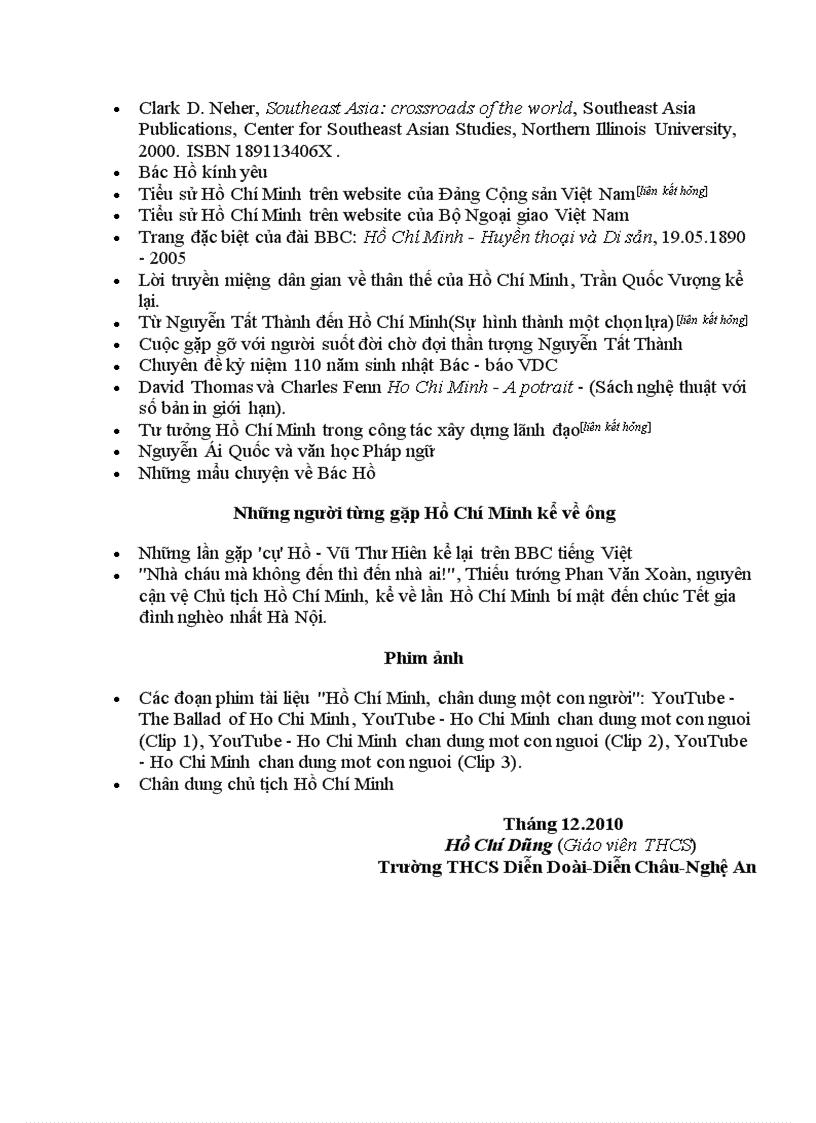 image for page Hồ Chí Minh chân dung một con người Hồ Chí Dũng THCS Diễn Đoài Diễn Châu N A gửi lên