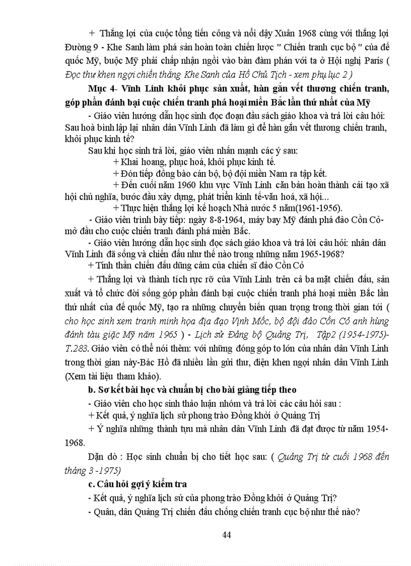 image for page Hướng dẫn bài Quảng Trị mảnh đất và con người