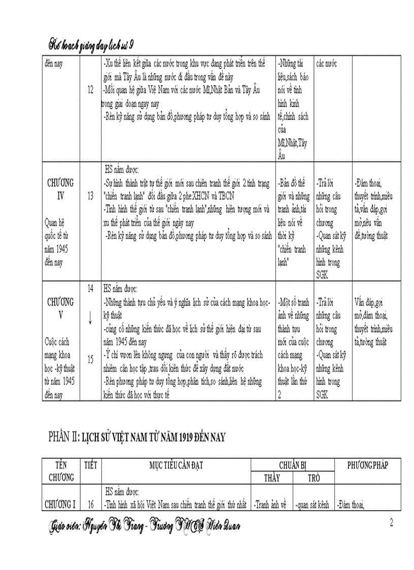 image for page Ke hoach giang day LS9